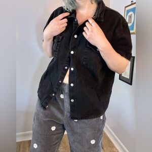Black Jean Shirt